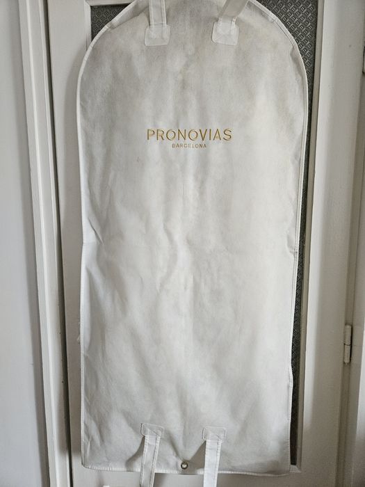 Rochie scurta de mireasa Pronovias + accesorii