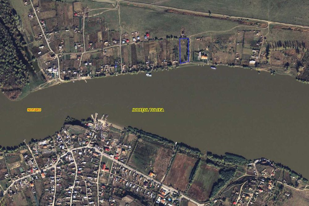 Vand / Schimb Teren Nufaru - Ilganii de Jos - 6254mp cu utilitati si deschidere la Dunare | 10km de Tulcea ( Delta Dunarii)