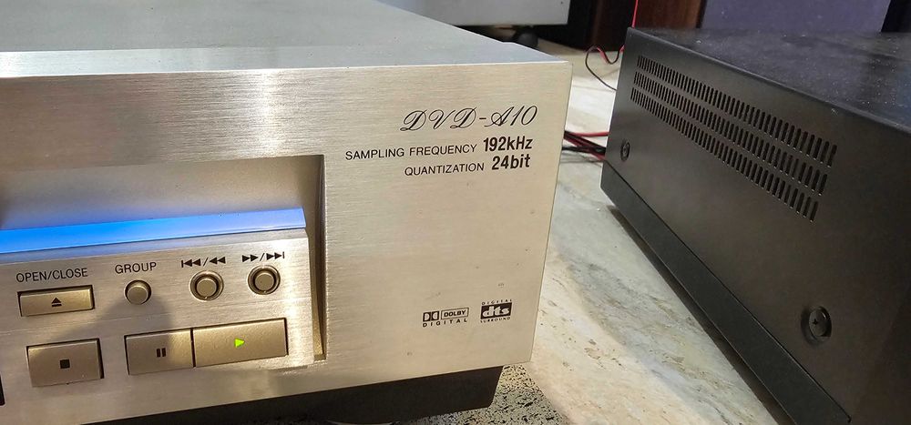 Technics DVD-A10 cap de serie, stare f.b, cu telecomanda si test