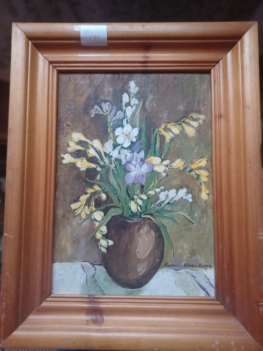 Vindem tablouri, pictatein ulei pe pînza ,