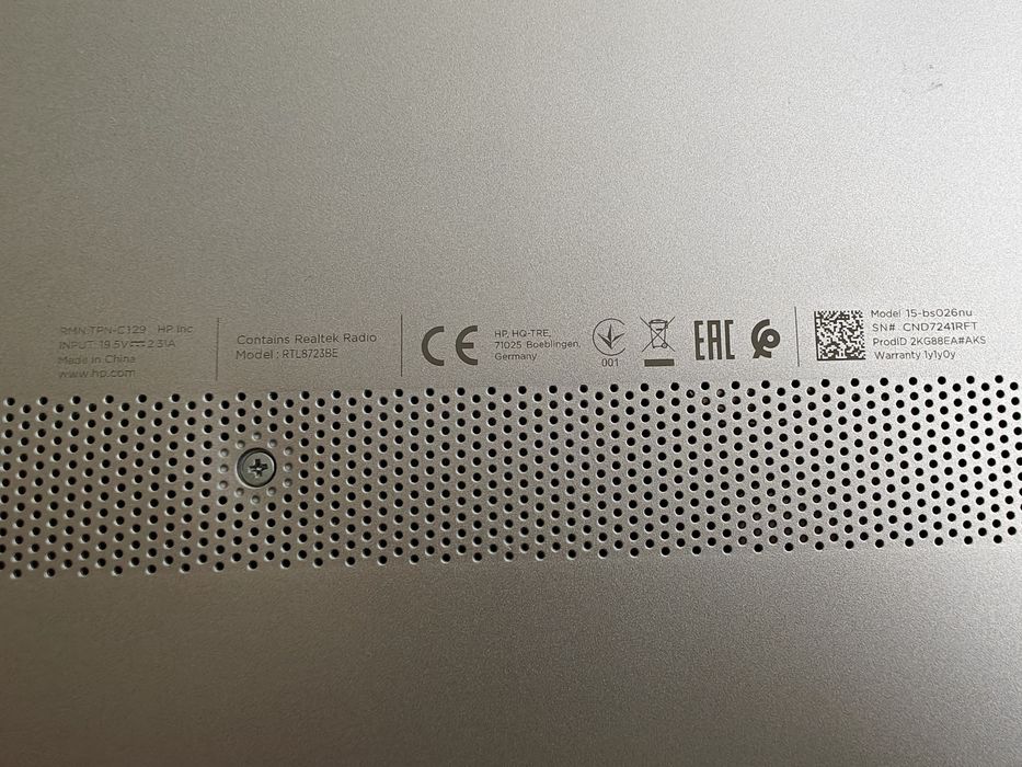 Laptop HP 15.6'' 500GB SSD 1TB HDD