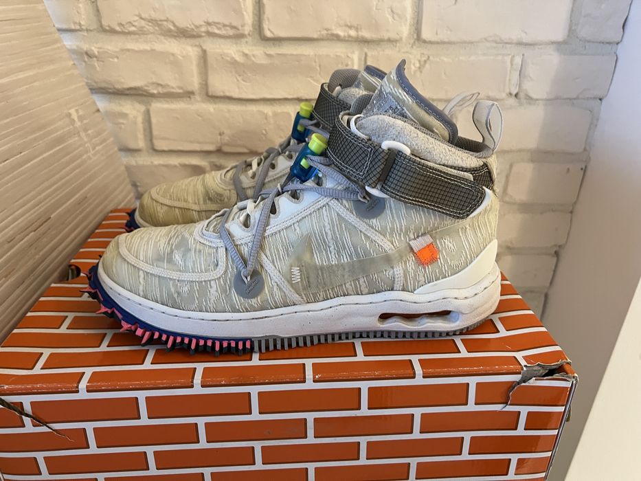 Off-White x Nike Air Force 1 Mid "White" 44.5 factura