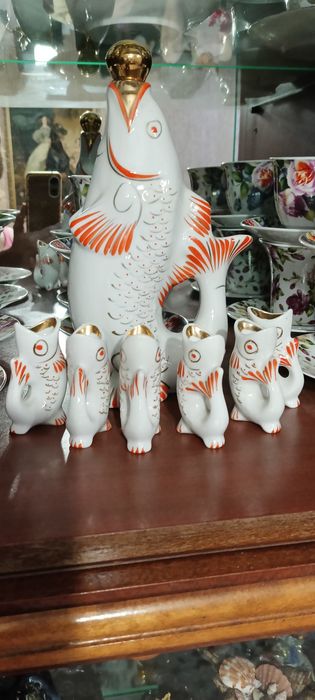 Графин "Рыба с рыбешками".