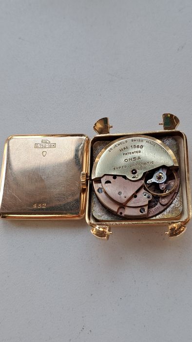 Ceas de Aur 18 K Onsa Super-Automatic de Luxe