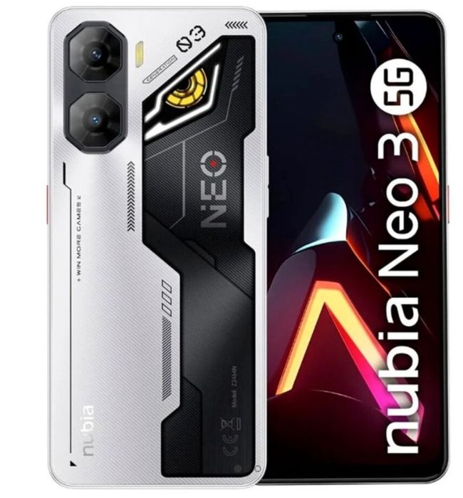 Telefon mobil Nubia Neo 3, Dual Sim, 8GB RAM, 256GB, 5G, Cyber Silver