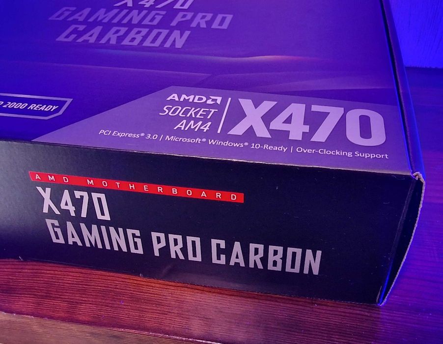Продавам дъно Mainboard MSI X470 GAMING PRO CARBON AM4, AMD
