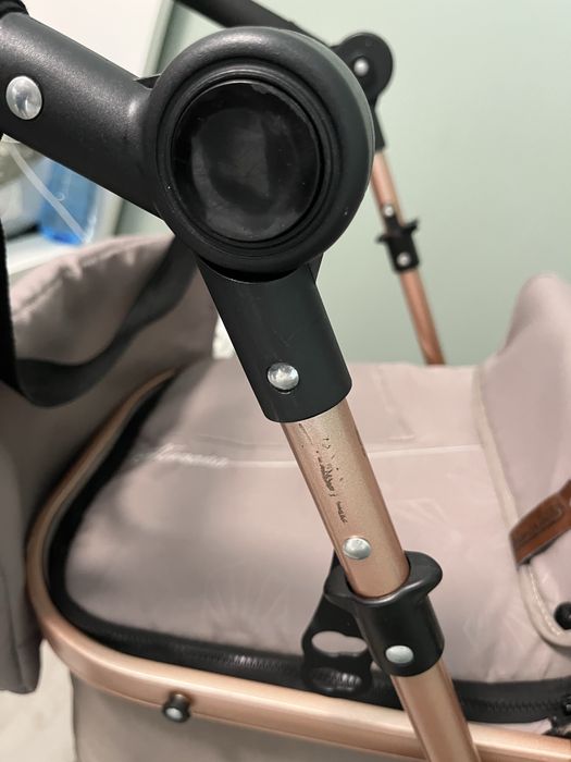 Комбинирана бебешка количка Chipolino - Хавана, златисто бежова