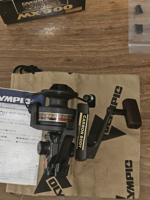 Неупотребявана колекционерска макара Olympic MX-900 Carbon Spirit