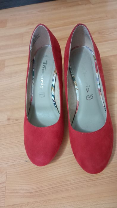 Pantofi Tamaris piele întoarsă