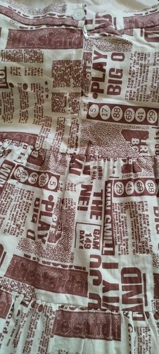 Памучна пола на волани