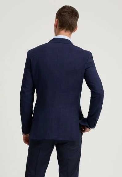 Sacou blazer slim 48 M de lux Club Of Gents NOU lana super 120's navy