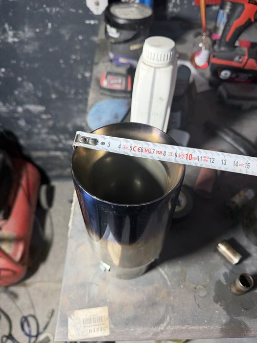 tips capat final evacuare 80mm inox prin prindere sau sudare