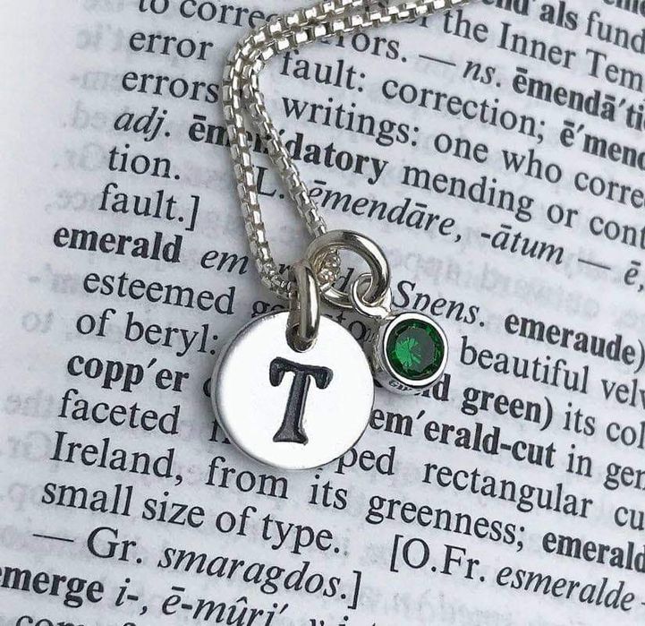 Сребърна буквичка- ръчна изработка