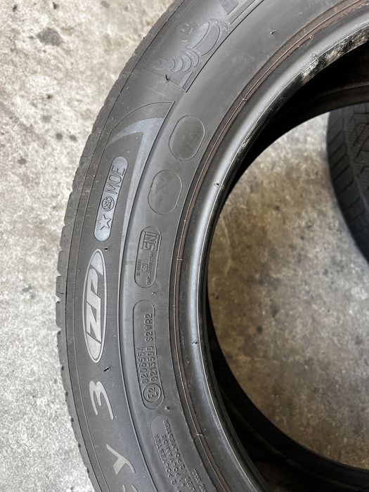 4 anvelope vara  NOI DEMO 225/55/17 , Michelin , DOT 2021 , RUNFLAT !