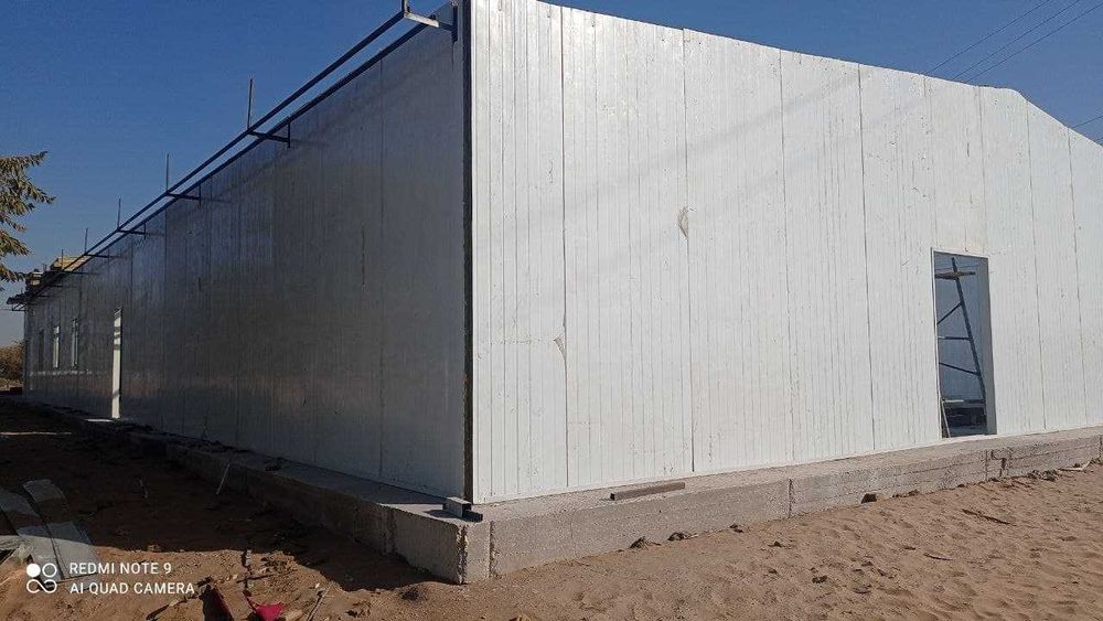 Сэндвич панели металлоконструкции Sendvich pantel metall konstruksiya