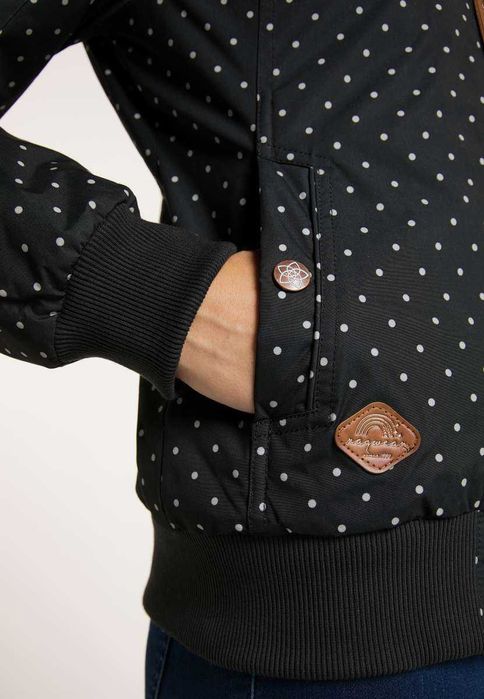 Дамско зимно яке Ragwear в тъмно-зелен цвят на точки, ново.