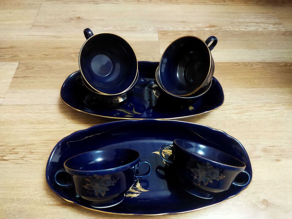 Набор сервировочный -2 блюда и 6 супниц.