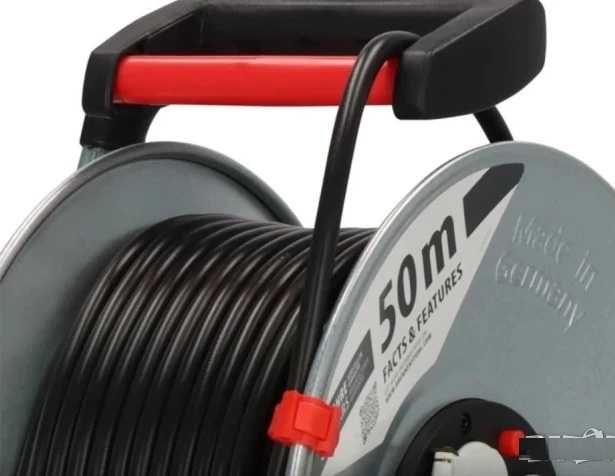 Удължител / разклонител / Макара 50 метра с 4 гнезда – KrafTRoyal