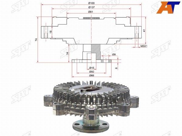 Вискомуфта Suzuki Escudo