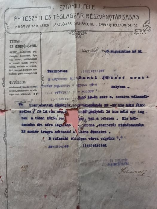 Document nagyvarad sztarill ferenc