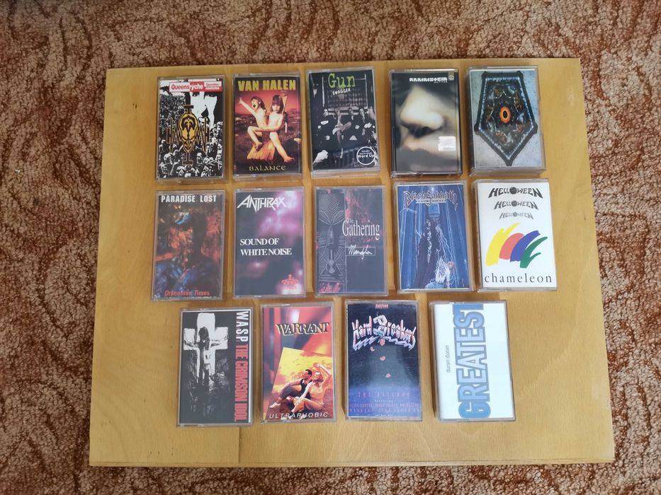 Аудио Касети - метал, рок и поп музика