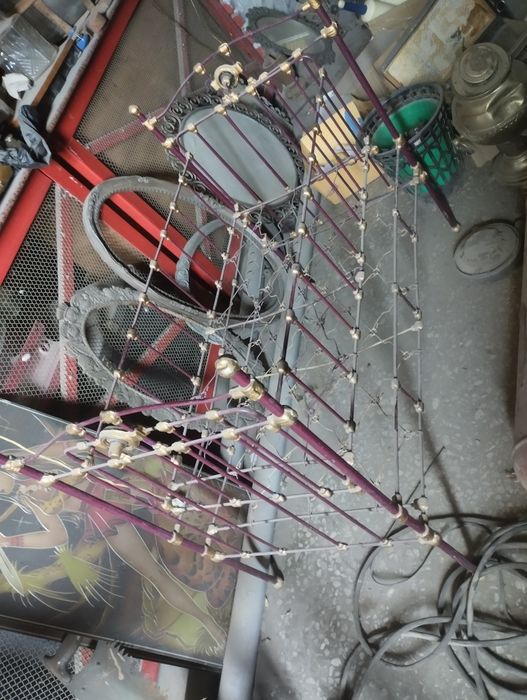 Детская кровать-качалка старинная