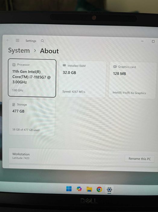 лаптоп Dell Latitude 7420 професионална серия