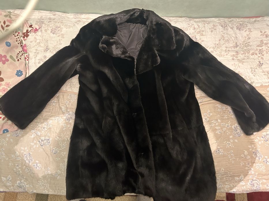 Мужская норковая шуба