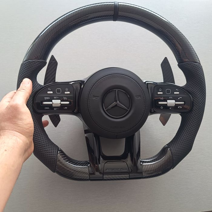 Карбонови Amg волан за Mercedes КАРБОН G/ E / C / S - CLS, GLE, CLS др.
