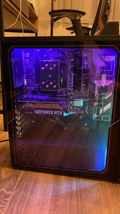 PC Gaming ASUS ROG + Monitor 27”-Ryzen 5 7600X/RTX 3060