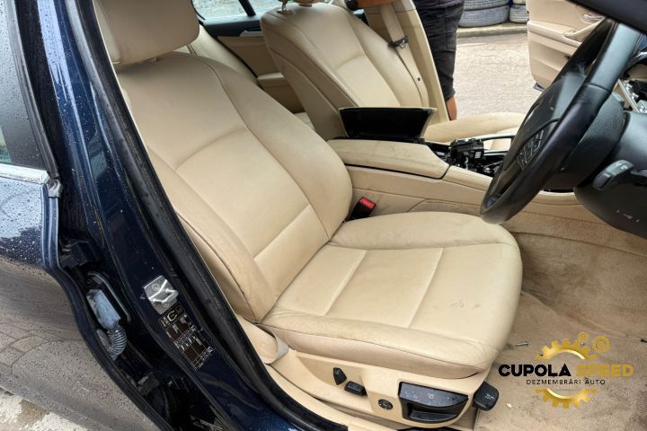 Scaun fata dreapta piele crem BMW Seria 5 F11 [2009 - 2013]