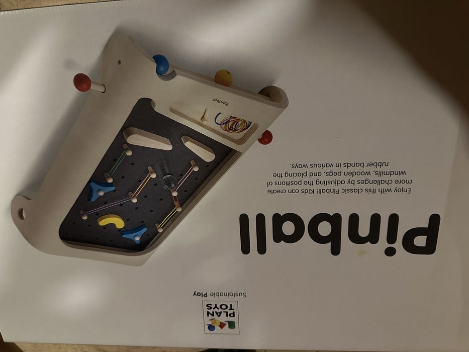 Joc lemn pinball de la plan toys