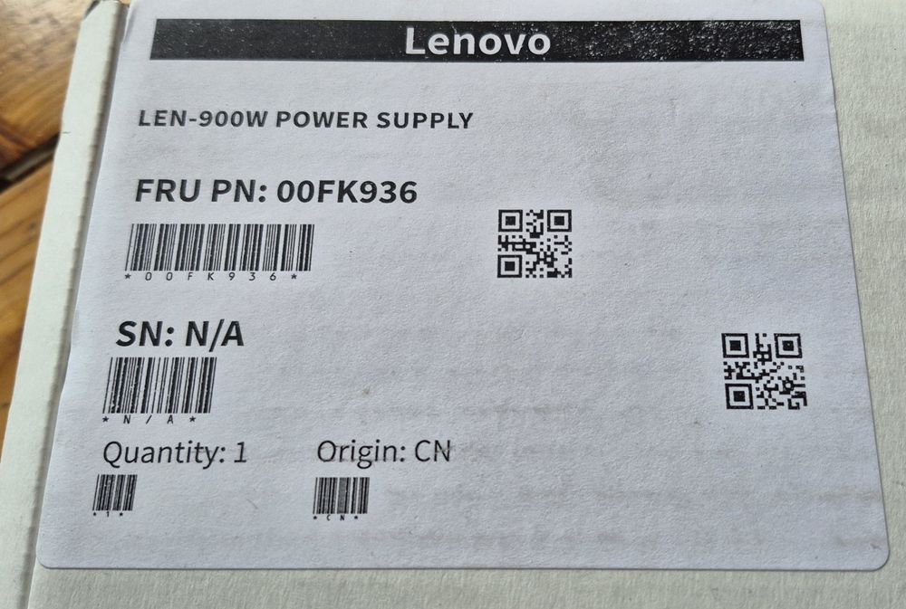 Sursa server Lenovo 900W Platinum sigilat full box