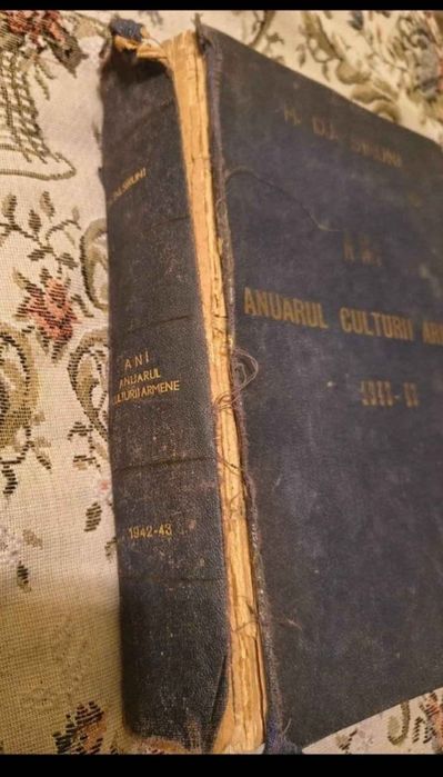 Carte foarte  rara veche - Anuarul de Cultura Armeana, 1942- 1943, H.D