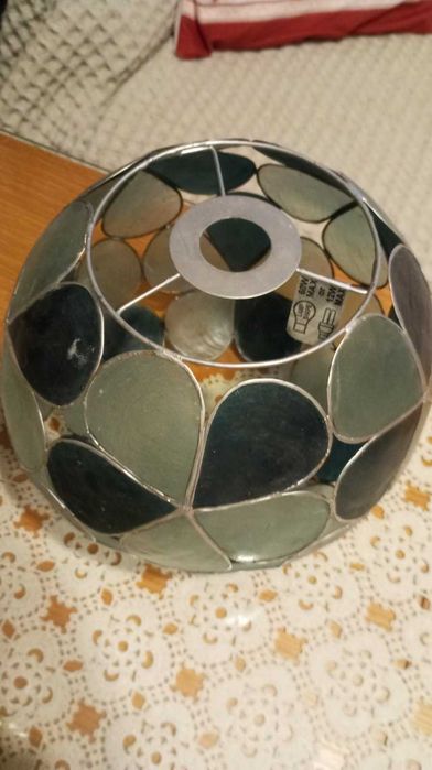 Стар стъклен пендел за полюлей