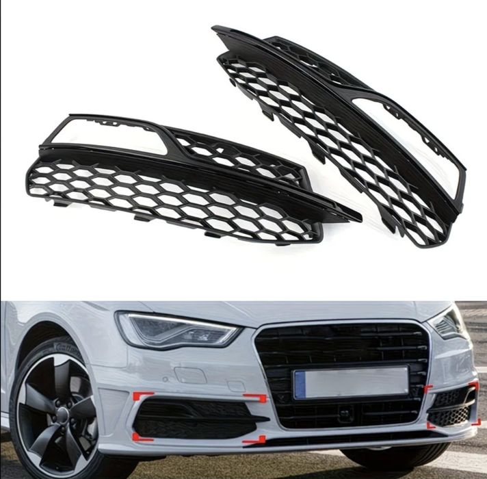 Предни решетки за мъгла за Ауди S3 A3 S-Line