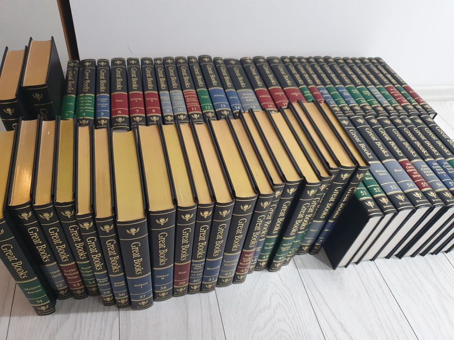 Set The Great Books of The Western World, Complet, 60 vol, IMPECABIL,NOU, Ed a 5-a