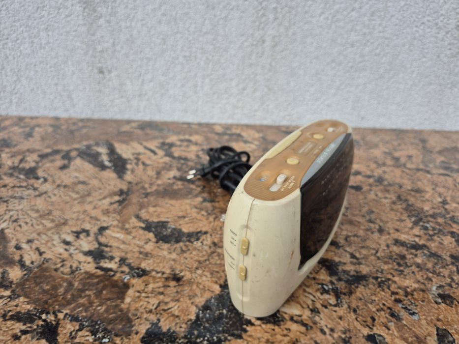 Radio receptor de masa cu ceas digital Philips model Aj-3340,dual Alar