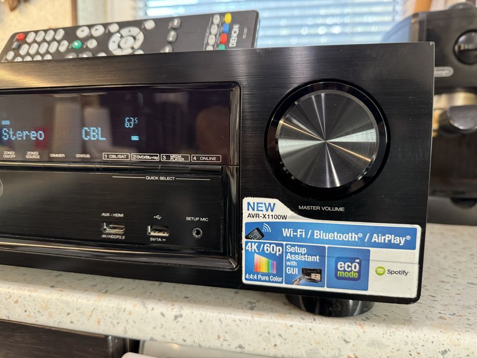 Denon AVR-X1100 Bluetooth Wi-Fi