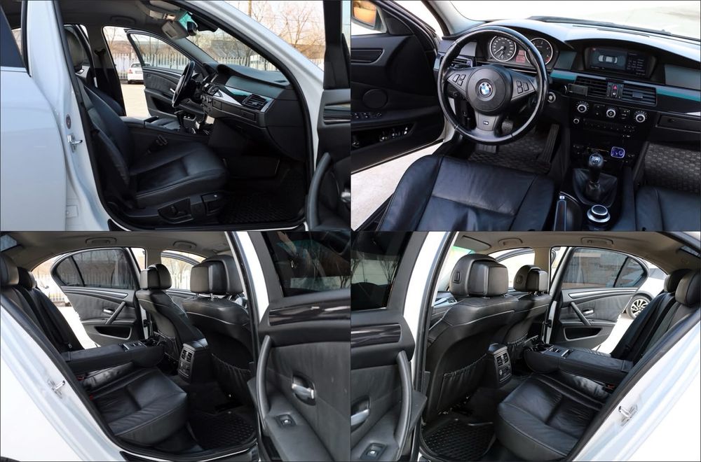 BMW Seria 5 E60 LCi/ 520d/ 2.0 diesel/ 2008 177cp/ Navi Mare/ Înmatriculat
