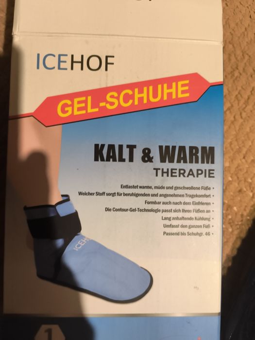 Papuci cu gel terapie rece și caldă – ICEHOF – mărime până la 46