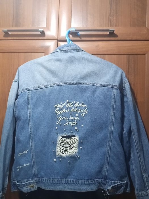 Пиджак джинсовый на девочку