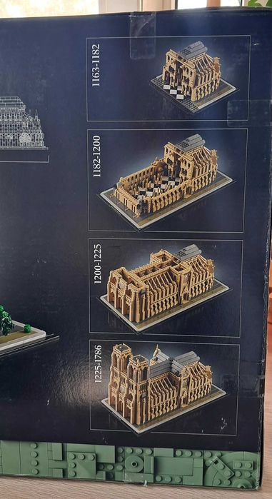 LEGO Architecture Notre-Dame de Paris 21061 – 4.383 piese – SIGILAT
