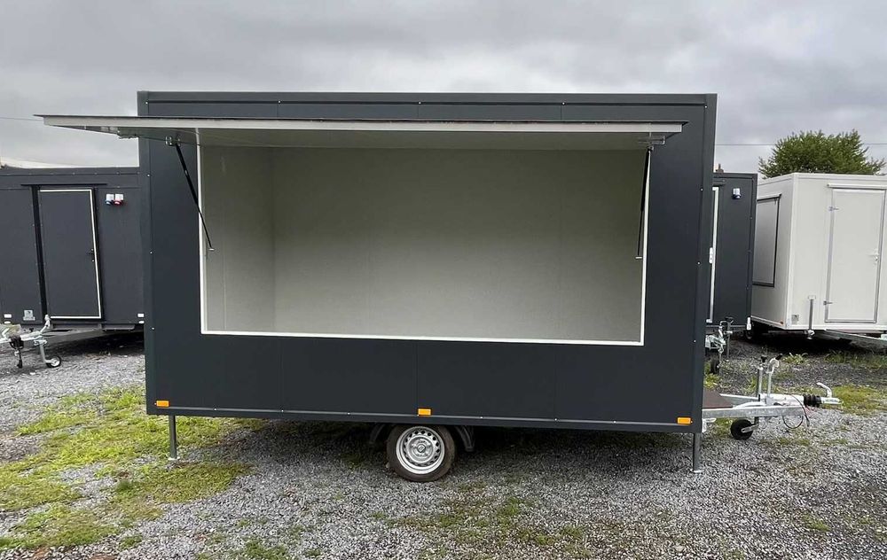 Rulota comerciala FAST FOOD, FOOD TRUCK! 4X2M ! PE STOC