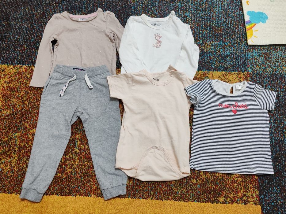 Lot haine fetita 86-92 (10 articole)