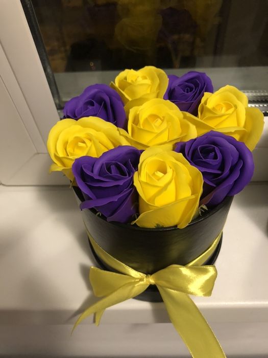 Trandafiri sapun 9 bucati