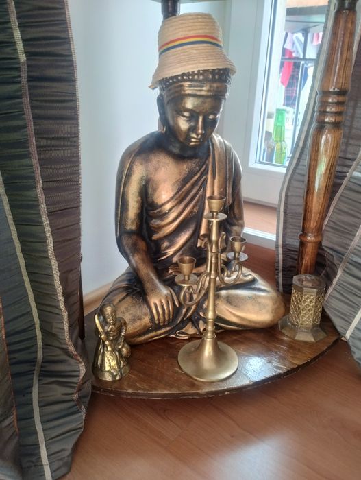 Buda aurit+ statueta 90 cm