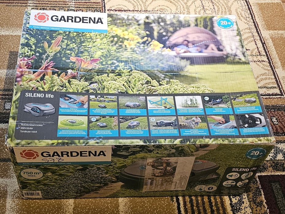 Robot de tuns iarba Gardena Sileno Life 750 m² – NOU, nefolosit