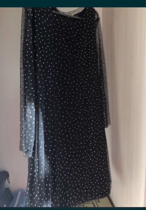 Вечернее платье со сразами