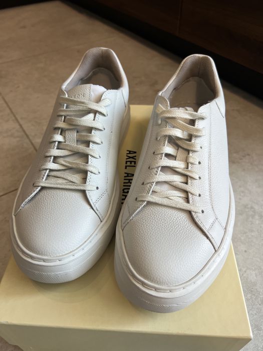 GEOX Deiven All White – Piele Naturală Texturată – Stare Impecabilă